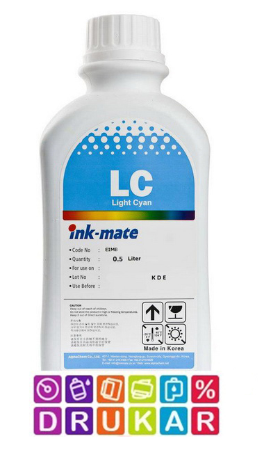 Mực Ink-Mate Korea Light Cyan 1 lít màu xanh nhạt (EIBM-ULC)