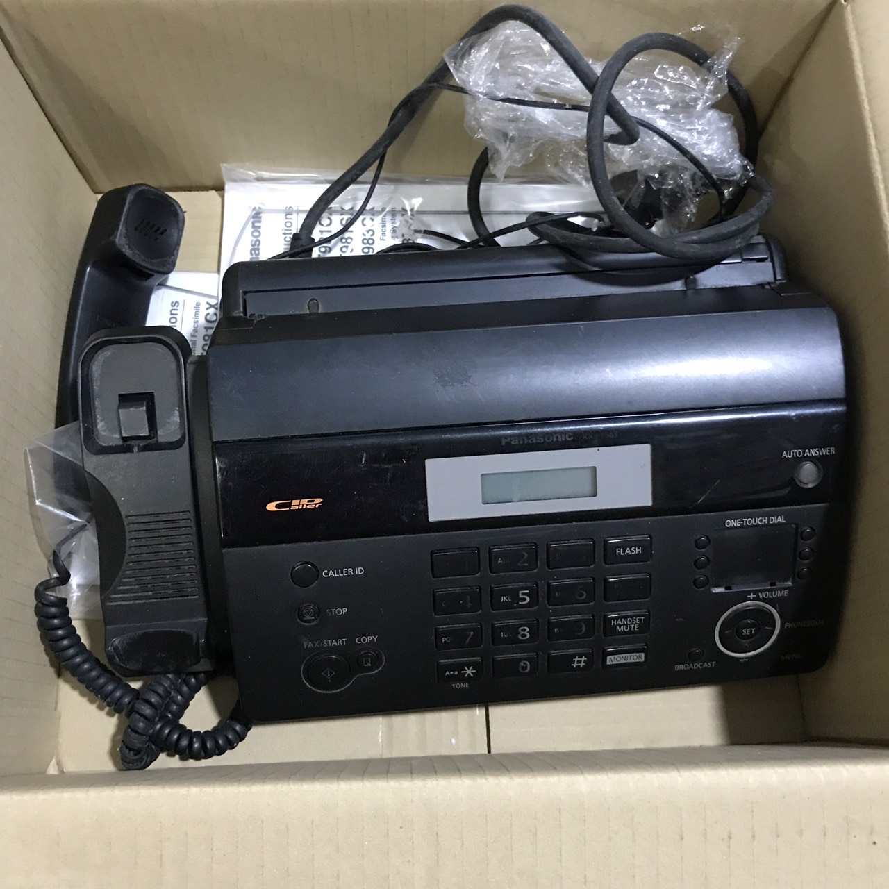 Máy fax nhiệt cũ Panasonic KX FT983