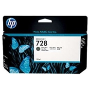 HP 728 300-ml Matte Black DesignJet Ink Cartridge (F9J68A)