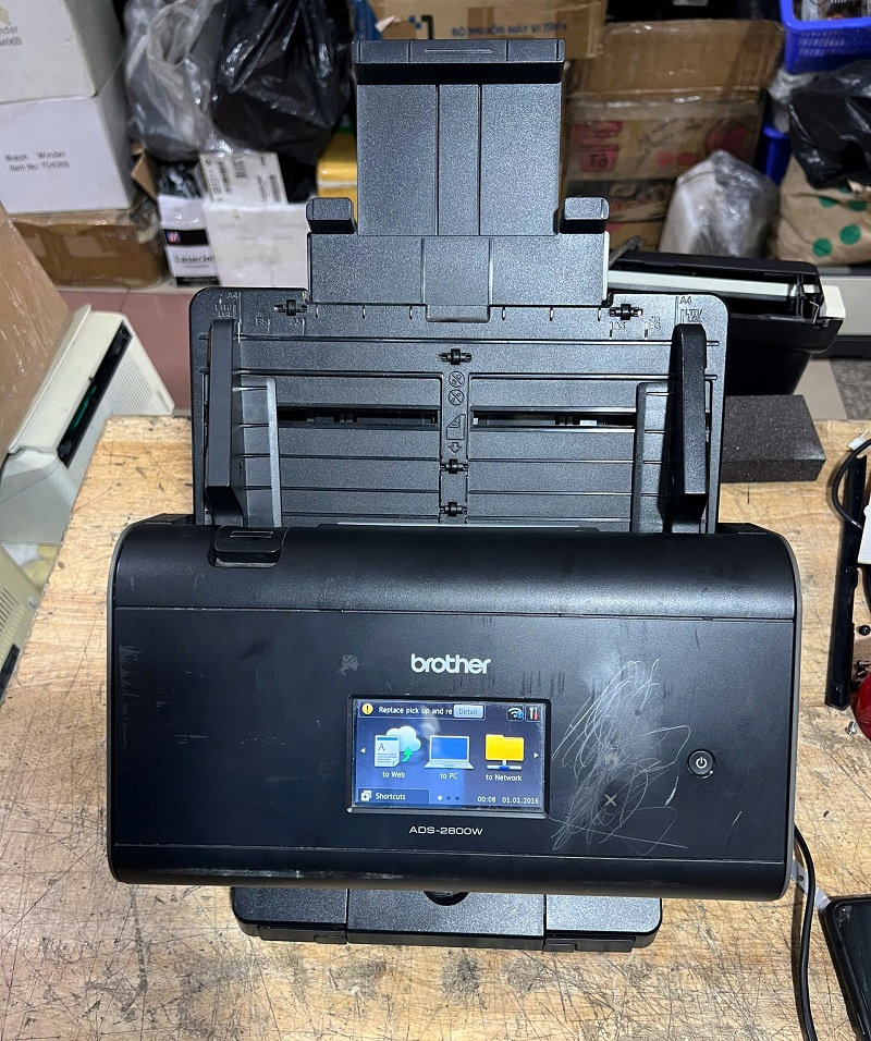 Máy scan Brother ADS-2800W – 40 trang/phút, scan 2 mặt, WiFi, LAN