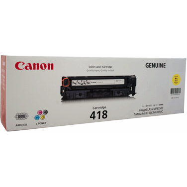 Mực in Canon 418 Yellow Toner Cartridge