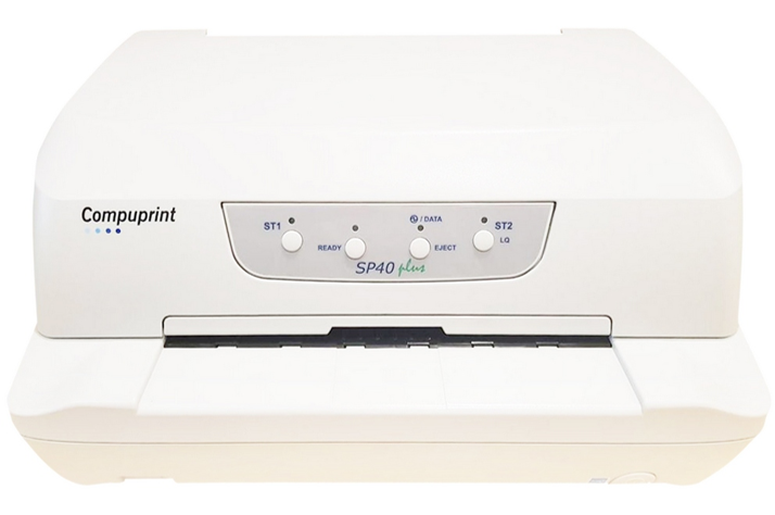 Máy in sổ Compuprint SP40 Plus – Máy in kim tốc độ cao, in nhiều liên, chính hãng