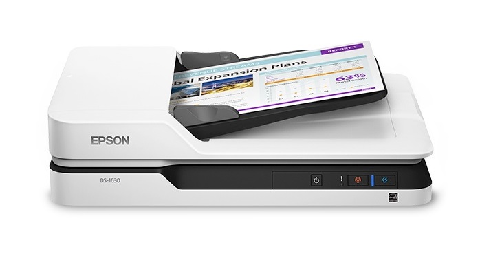 Máy scan Epson WorkForce DS-1630 – Flatbed A4, ADF 50 tờ, scan 2 mặt tự động