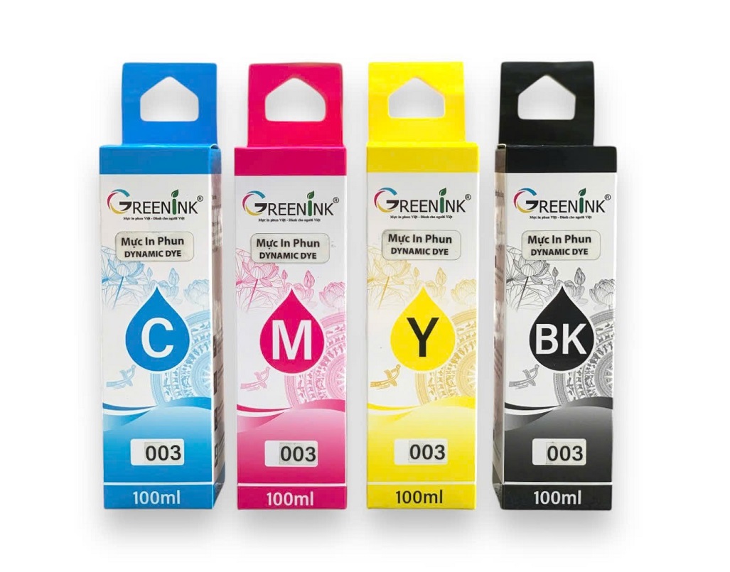 Mực nước GreenInk Epson 003 – Báo giá mới nhất