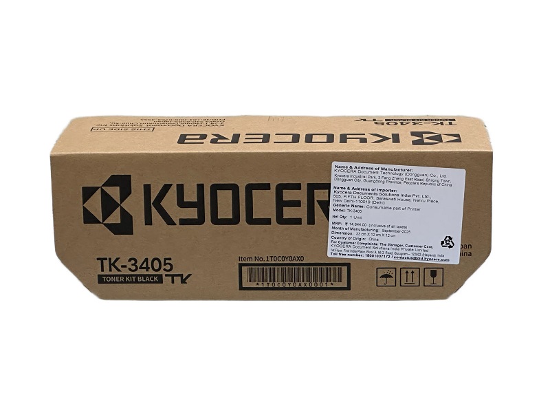 Hộp mực Kyocera TK-3405 chính hãng dùng cho máy in ECOSYS PA4500x, ECOSYS MA4500x