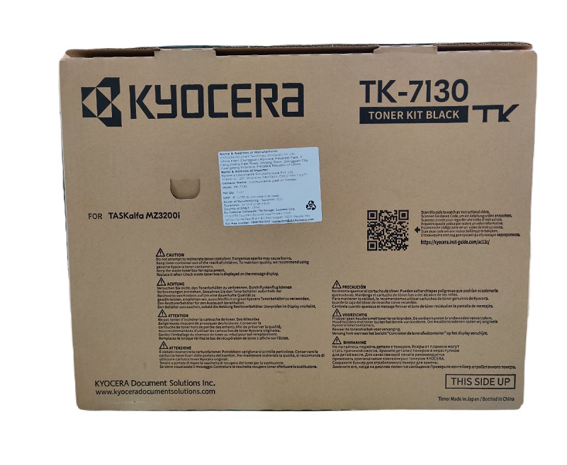 Hộp mực Kyocera TK-7130 chính hãng dùng cho TASKalfa MZ3200i