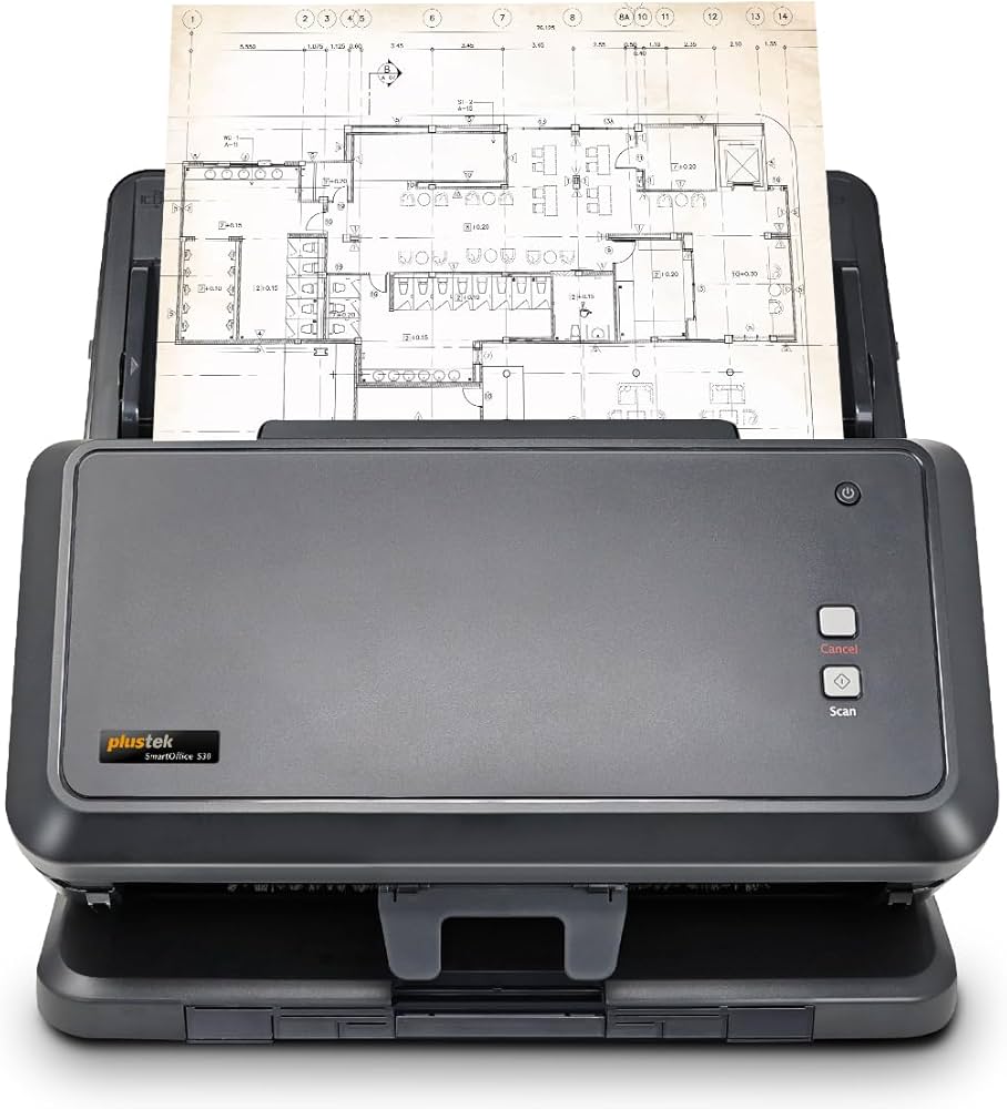 Máy scan khổ A3 Plustek SmartOffice S30 – Tốc độ cao, quét 2 mặt tự động, hỗ trợ kết nối USB & LAN