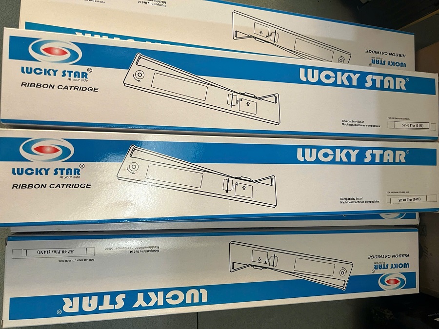 Ribbon Lucky Star Cho Máy In Compuprint SP40 Plus – Mực In Sắc Nét, Chính Hãng, Dễ Lắp Đặt