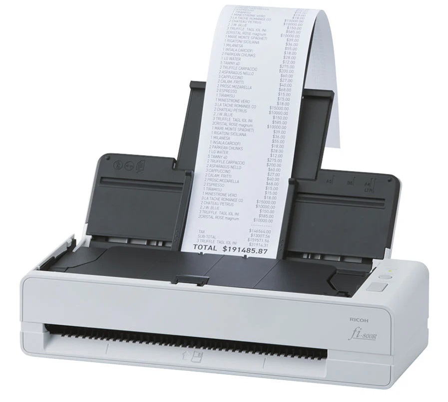 Máy quét Ricoh fi-800R chính hãng | Quét giấy tờ & thẻ ID nhanh – Hỗ trợ front-desk tiện lợi