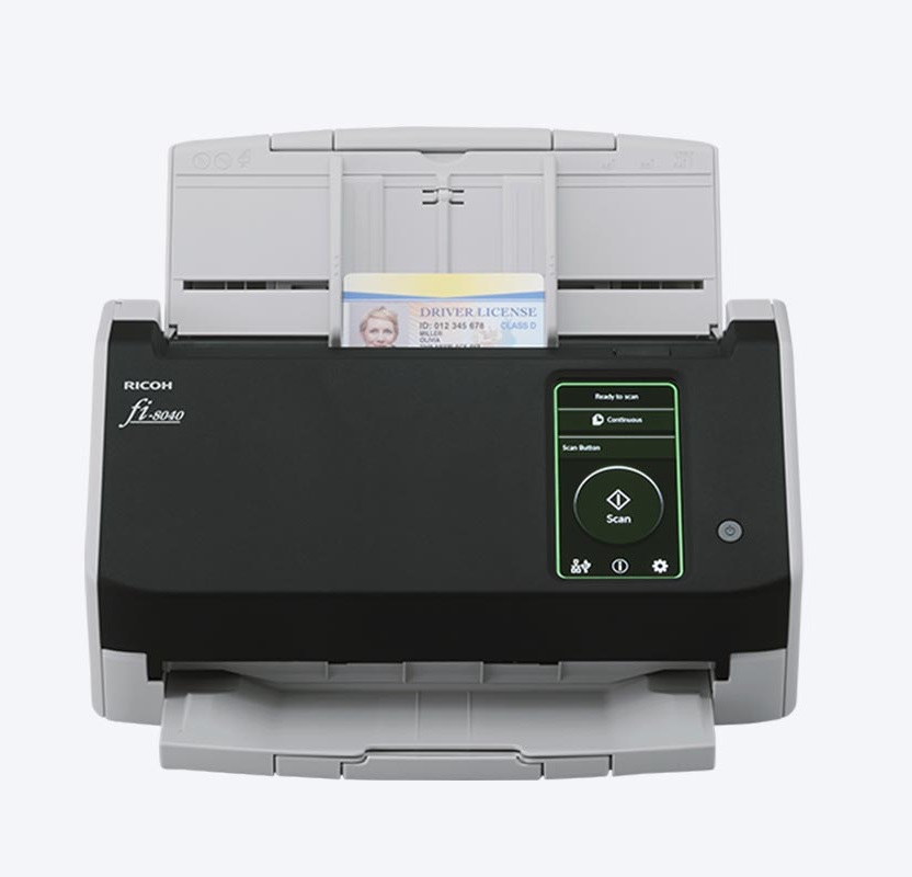 Máy scan Ricoh fi-8040 – 40 trang/phút, scan 2 mặt, ADF 50 tờ, LAN