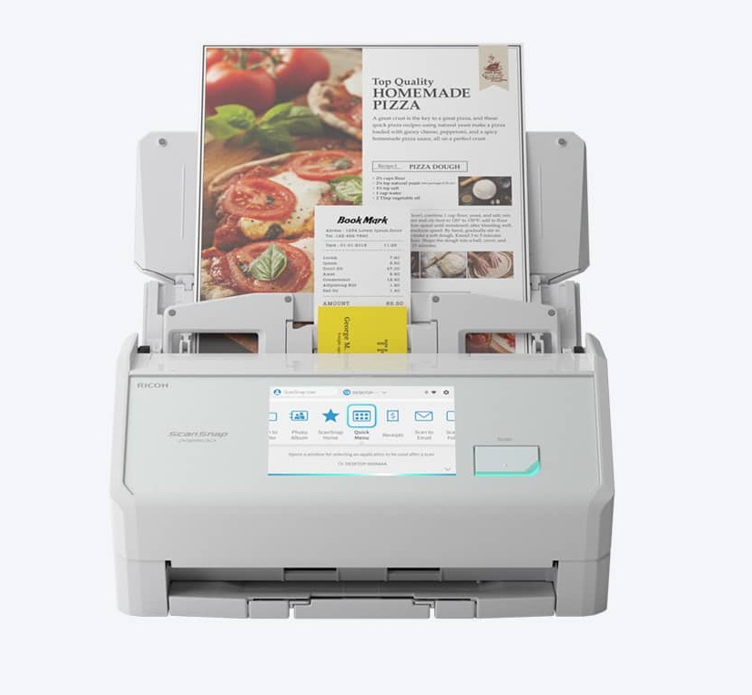 Máy scan Ricoh ScanSnap iX2500 – 45 trang/phút, scan 2 mặt, ADF 100 tờ, WiFi 6