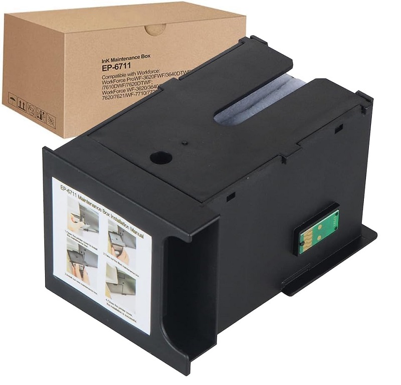 Hộp mực thải máy in Epson L1455 Ink Maintenance Box (T671100)