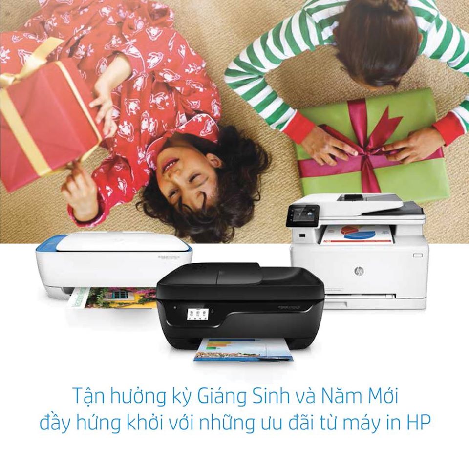 Tận hưởng kỳ Giáng Sinh và Năm mới đầy hứng khởi với những ưu đãi từ máy in HP