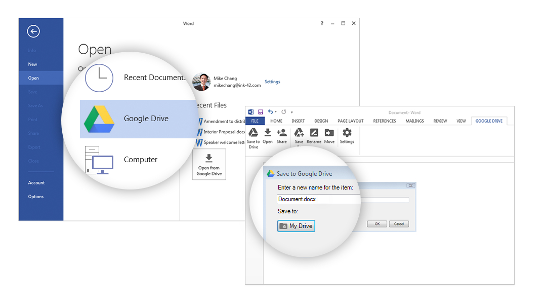 Google giới thiệu công cụ đồng bộ dữ liệu với Microsoft Office