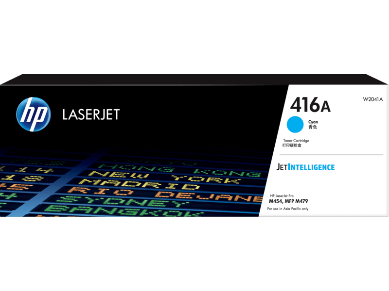 Mực in HP 416A Cyan Original LaserJet Toner Cartridge (W2041A)
