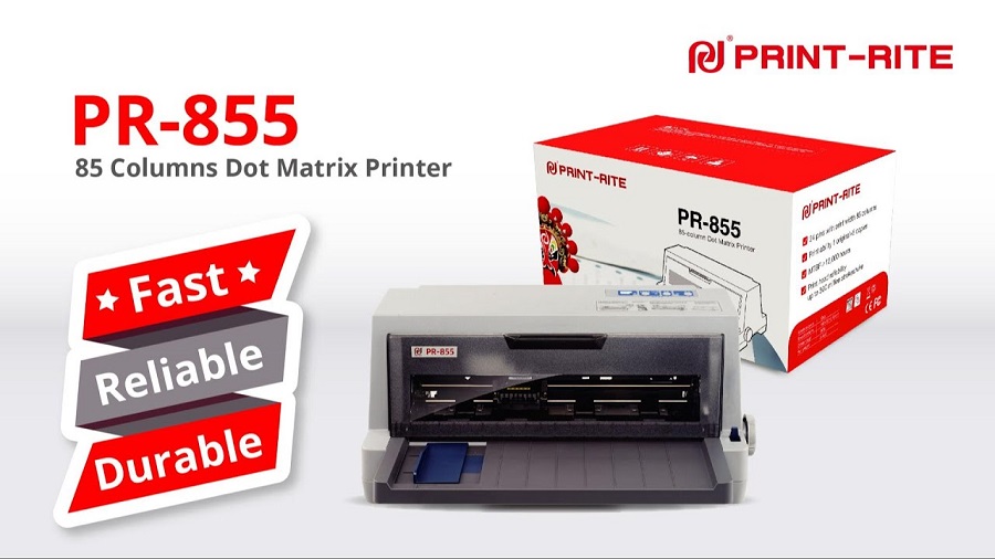 Huy Thuận – Nhà phân phối máy in kim 5 liên đến 7 liên  Print-Rite PR 855 chính hãng cho đại lý toàn quốc