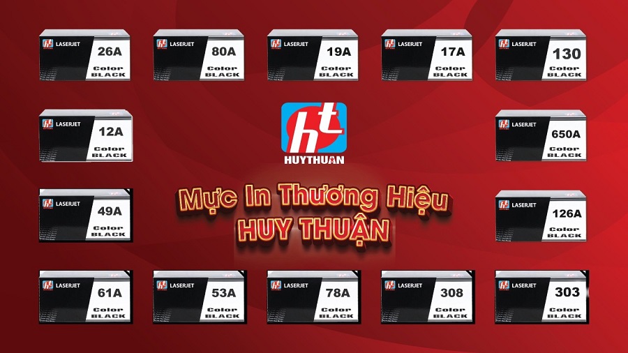 Mực in thay thế tương thích Huy Thuận – Giải pháp tiết kiệm chi phí in ấn cho doanh nghiệp