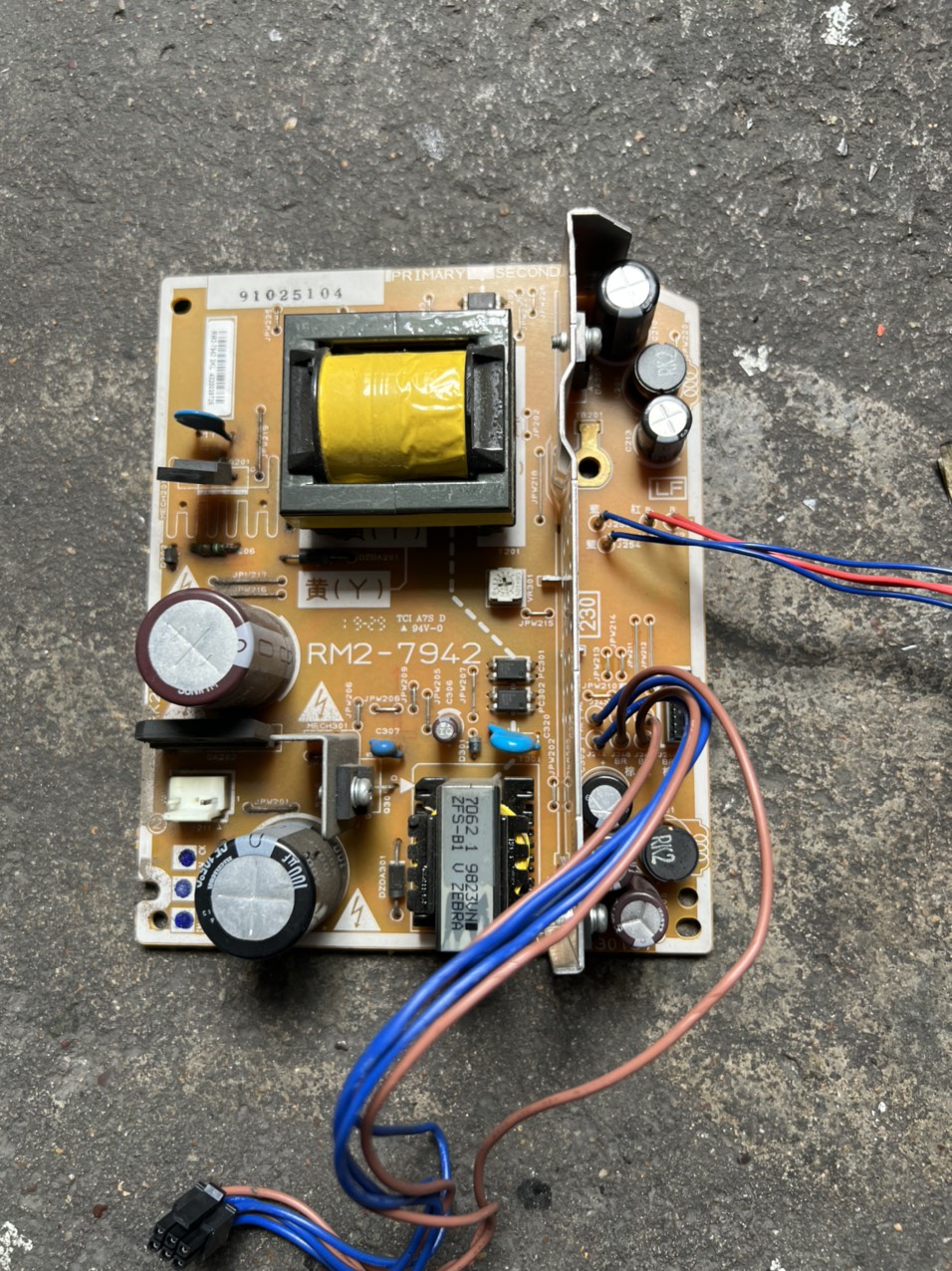Board nguồn máy in HP LaserJet Pro M12a – Model RM2-9565