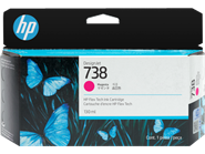 Mực in HP 738 Magenta 130ml (498N6A) – Mực in chính hãng cho máy in HP DesignJet