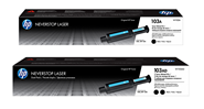 Mực in HP 103AD Dual Pack Black Original Neverstop Laser Toner Reload Kit (W1103AD)